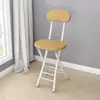Silla plegable, silla de comedor para el hogar, sillón, silla de respaldo para el ocio, taburete para dormitorio, silla de escritorio, silla portátil para adultos, Yuandemeishuihuai