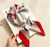 70 Lenços de Seda com Toque de Luxo, Moda Coreana Versátil Profissional Pequenos Lenços de Pescoço de Seda Sintética, Lenços de Seda Estampados Retrô para Mulheres