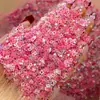 Múltiples Tipos de Lentejuelas, Brillantina de Colores de Forma Irregular, Accesorios Decorativos con Pegamento Multicolores, Polvo de Brillantina Láser de Estrella de Cinco Puntas para Manualidades