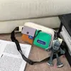 Bolso de Pecho Color Block para Hombres y Mujeres, Bolso Cruzado de Moda, Riñonera Versátil Multifuncional Estilo Japonés, Bolso Casual de Moda Nuevo 2026