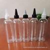 250ml apontou boca garrafa pet transparente garrafa de plástico pintado garrafa de tinta de areia garrafa de pintura