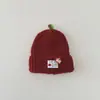 Gorro de Invierno Nuevo para Niños Qiunan, Lindo Gorro de Punto de Manzana, Cálido Gorro de Lana Cortavientos, Gorro de Bebé Pullover