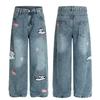 Moda Otoño 2025 Tendencia Estilo Callejero Pantalones Casuales de Algodón Compuesto para Mujer Corte Recto Cintura Media Suministro Directo 04
