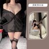 Camisa Sexy Lencería para Mujer Camisa de Primavera Pijama Deseo Puro Uniforme Tentación Pasión Ropa de Cama Estilo Novio