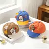 Gorra de Béisbol de Dibujos Animados de Dinosaurios para Niños y Niñas, Sombrero de Sol Lindo con Bloques de Color para Bebés, Visera, Nuevo Sombrero de Sol para Primavera y Verano