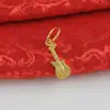 Acessórios DIY Ouro Vietnamita pedra tesoura Sino elefante guitarra cadeado infantil coração de pêssego árvore do dinheiro pulseira pequeno pingente