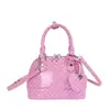 Bolsa Quadrada Pequena com Bolinhas Fofa Estilo Coreano para Mulheres, Bolsa de Mão Fashion, Novo Modelo 2026, Bolsa de Ombro Transversal Simples para o Dia a Dia