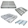 Pallets para Montacargas para Logística y Transporte, Pallets Metálicos de Acero, Entrada para Montacargas de Dos Lados y Cuatro Lados, Pallets de Hierro Resistentes con Tubo Cuadrado
