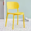 Silla de comedor multifuncional de plástico con respaldo de malla, estilo ins minimalista nórdico, para uso doméstico, taburete de escritorio, silla para mesa de comedor de restaurante