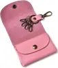 Bolsa de Chaves Doméstica de Couro Multifuncional Personalizada Porta-Moedas Dobrável Porta-Cartões de Moedas de Couro Japonês Estojo de Chaves