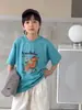 Liquidación de Verano 2026 Camisetas Frescas de Dibujos Animados Lindos de Algodón 100% Cómodas de Manga Corta para Niños y Niñas