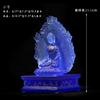 Mestre da Medicina Buda Luz Vitrificada Tathagata Buddha Hall Casa Casa Confissões Ornamentos Caixa de Presente Sete Farmacêuticos Sete Gestos
