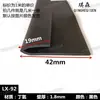 Tira de Borde de Goma en Forma de L, Tira Selladora para Puertas de Vidrio, Tira Selladora de Borde de Esquina Recta en Forma de L, Tira en V Resistente al Envejecimiento