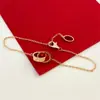 Venta Directa de Fábrica Pulsera de Doble Anillo Kajia Acero de Titanio Oro Rosa para Mujer Pulsera Sencilla de Nicho Diseño de Lujo Ligero Joyería Versátil para la Mano