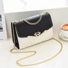 Bolso de Mujer 2024 Nueva Llegada Trendy Ins Estilo Coreano Combinable Bolso Pequeño Bolso Bandolera de Cadena Cuadrado Pequeño