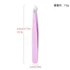 Pinzas Multifuncionales de Doble Punta para Manicura, Palito para Presionar Pegatinas, Pinza con Punta de Broca, Pinzas Rectas de Silicona Antiestática