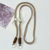 66 Estilos Nuevos Correa para Colgar el Teléfono Cruzada Nudo Tejido Correa para el Hombro Cuerda Correa para el Hombro del Teléfono Cadena Colgante Cordón Clip Ajustable