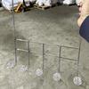 Gancho para colgar gancho acrílico transparente cabeza decorativa gancho para abrigos gancho adhesivo Diamante de Cristal Piedra gancho para abrigos plástico