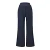 Pantalones de Chándal de Pierna Recta con Cordón de Cintura Alta Estilo Perezoso Otoño Nueva Moda Versátil Sueltos Adelgazantes Casual de Pierna Ancha Largos