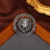 Broche retro hueco de león dominante, moda europea y americana simple para hombre, pin para traje de abrigo, ramillete para banquete, accesorios