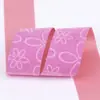 Fita de algodão e linho imitação estilo coreano com estampa de morango em um lado, fita para laço DIY, acessórios de cabelo, acessórios de vestuário, fita para embalagem de presente