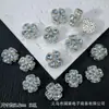 Novo Estilo Trevo de Quatro Folhas Cravejado com Diamante Zircônia de Oito Furos Acessórios para Pulseira Colar Miçangas Corrente de Celular Venda Quente Transfronteiriça
