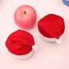 Sombrero de Manzana Navideño Mini Sombrero Regalo Pequeño para Niños Decoración Navideña Sombrero de Manzana