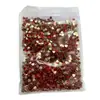 Rhinestones Grandes en Forma de Abanico, Rhinestones de Colores, Rhinestones Sueltos Ab Planos Traseros Iridiscentes Deslumbrantes Transparentes, Decoraciones Brillantes para Uñas DIY