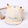 Chapéu de Bebê Jingqi Primavera e Outono Novo Chapéu de Sol de Aba Macia para Recém-nascidos Meninos e Meninas Boné de Beisebol para Recém-nascidos