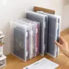Caja Transparente de Gran Capacidad para Almacenamiento de Archivos A4, Organizador de Documentos para el Hogar, Caja de Almacenamiento de Escritorio para Información de Oficina