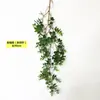 Plantas Verdes Penduradas na Parede Planta-Aranha Flores Artificiais Plantas Verdes Pendentes Samambaias Tubos de Parede Decoração de Teto Folhas de Samambaia Cipós