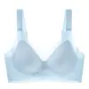 Sutiã Respirável com Tiras de Gel Jelly de Novo Estilo, Totalmente Fixas e Sem Costura, com Bojos Finos Moldados, Efeito Push-Up e Suporte para Prevenir Queda, Sutiã de Sustentação para Mulheres