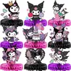 Enfeites de Favo de Mel Kuromi Decoração de Festa de Aniversário Infantil Tema Kuromi Enfeites de Mesa Decorativos Centrais de Favo de Mel