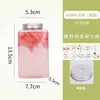 Tanque Cuadrado de Plástico para Pez Betta 500ml Transparente Mini Tanque de Peces Micro-Paisajismo Botella para Cría de Peces Pequeños