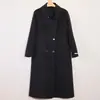 No se aceptan devoluciones ni cambios para tallas descatalogadas. Abrigo de longitud media de mezcla de lana doble cara, perfecto para un look chic y sofisticado de otoño/invierno, adecuado para el trabajo o para usar a diario.