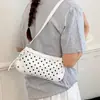 Bolso de Lunares con Diseño Único para Mujer 2026 Nueva Moda Bolso de Mano Versátil Bolso Cuadrado Pequeño Bolso Cruzado para Viajes Diarios Bolso Tote Pequeño