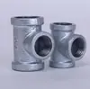 Suministro Directo de Fábrica de Accesorios para Tubería de Acero Galvanizado Caliente Ma 100 Diámetro Igual Tes de Fontanería Ferretería de Incendios Conector de Rosca para Tubería