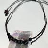 Nuevo collar de cuerda negra retro chino, diseño de nicho, cadena de clavícula avanzada, cadena de cuello simple, elegante y versátil.