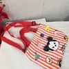 Bolsa de lona para formatura de jardim de infância, bolsa de presente de estudante fofa de desenho animado, bolsa de tecido para aniversário, proteção ambiental, atacado