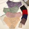 Ropa interior popular para mujer Vaina de encaje sin costuras francés Ropa interior transpirable y cómoda para mujer 60285#