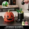 Adorno de piedra aromática difusora con forma de calabaza divertida, piedra aromática de cristal para uso doméstico, cristal de fragancia interior sin llama, de larga duración