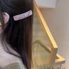 Coreia do Sul strass grampo de cabelo feminino ins de alto nível nicho design sentido de uma palavra grampo lateral franja clipe grampo de cabelo quebrado grampo de cabelo