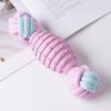 Set de Juguetes para Mascotas Transfronterizo, Juguete para Perro, Fabricante Irrompible, Bola Tejida para Molar y Resistente a Mordidas, Juguete de Cuerda de Algodón para Mascotas