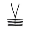 Ropa de Bambú Fabricante de Comercio Exterior Cuello Halter Sin Costuras Espalda Bonita Cintura Elástica Moldeador Ropa Interior Calada O0092