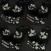 Moda Indústria Pesada Corrente de Metal Ilhós Sapatos Acessórios DIY Luxo Leve Flor de Strass para Sapato Fivela de Sapato Decoração Removível Atacado