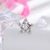 Brinco Stud Osso da Orelha Hensen Zircônio Liga de Titânio Estrela de Cinco Pontas Oca Nicho Candy Starburst Perfurante de Cartilagem