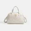 Bolso pequeño encantador y lindo 2026 Boston bolso cruzado lindo de lujo ligero bolso nuevo de nicho estampado para mujer