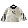 Camiseta de Manga Larga para Niños Primavera y Otoño Camiseta Básica Nuevo Estilo 2026 Tops para Niños Ropa Versátil para Niñas Camiseta para Niños