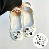 Accesorios para zapatos Croc, piezas para armar tú mismo, flores metálicas tridimensionales de lujo ligero con diamantes y perlas, hebillas de zapato desmontables, decoración de superficie de zapato
