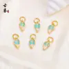 Colgante Tradicional de Esmalte con Diseño de Cloisonné de Goteo de Aceite Hecho a Mano, Colgante para Pulsera y Collar DIY, Materiales Versátiles para Accesorios